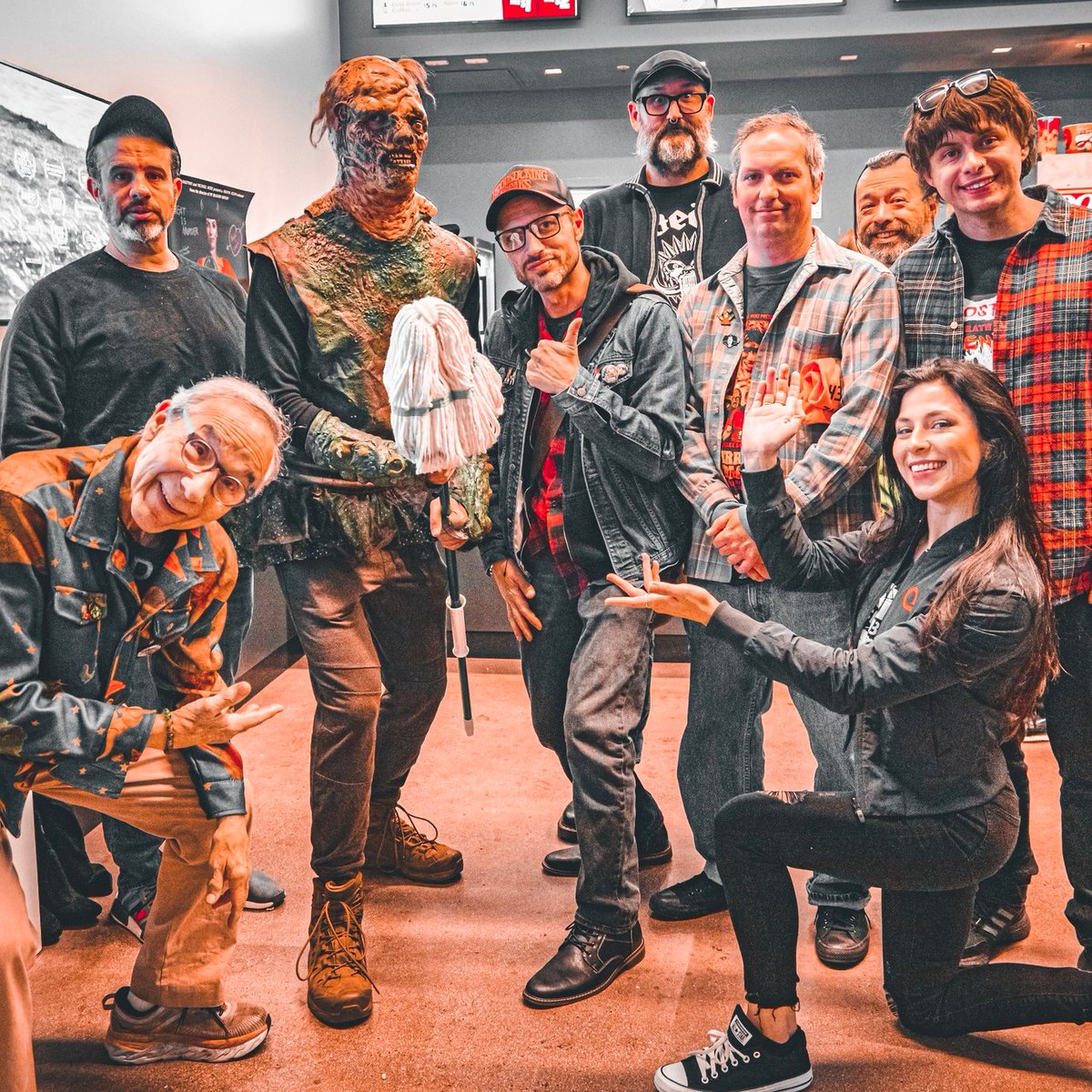 DanTheTromite's tweet photo. @Troma_Team 
THEN.  NOW.  FOREVER.
#TROMA #LOSANGELES #TALESFROMTHECRAPPER #POULTRYGEIST #EATINGMISSCAMPBELL #TOWERRATS #TROMADANCE #THETOXICAVENGER  #SQUEEZEPLAY #STUCKONYOU @TromaNOWApp @mybloodybanjo @refusefilms @laemmleglendale  @lloydkaufman @kwzombi @refuseliam https://t.co/J0ZCX2Nmfx
