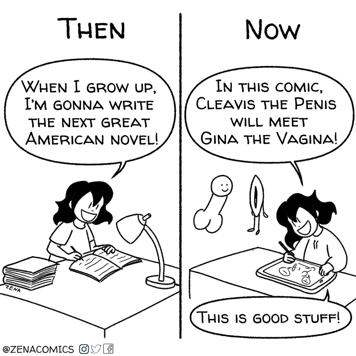 zenacomics's tweet photo. Not exactly what I thought I'd be doing :)
#webcomic #comics https://t.co/YNqpMY1pHV