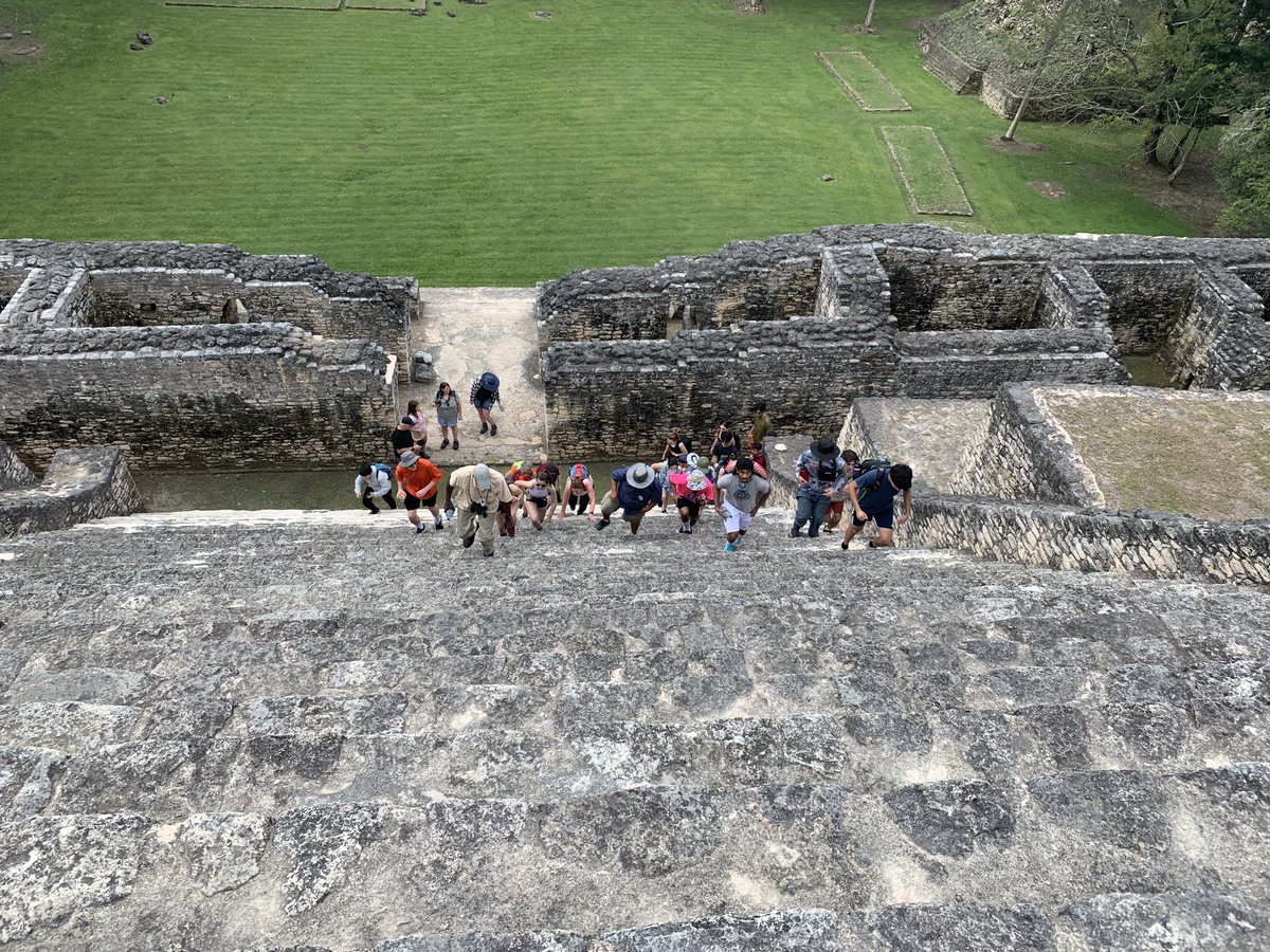 Carocal temples, Rio on Pools, and an electronic free dinner! Today was a great day in Belize! ⁦<a href="/bhs_galante/">Heather Galante</a>⁩