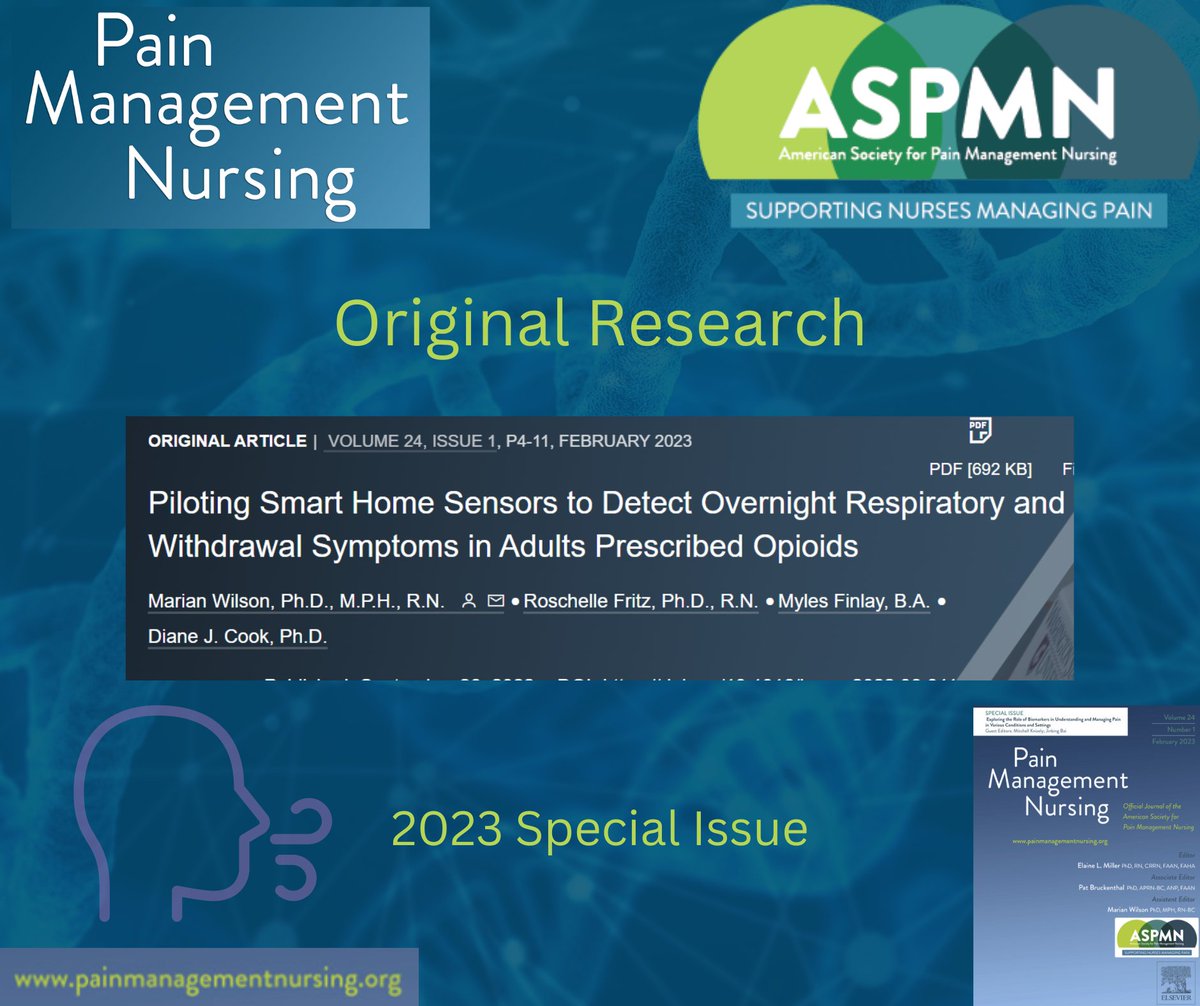 Original research: 

painmanagementnursing.org/article/S1524-…

#Pain #sensor #homecare #Homemonitor #opioid #overdose #respiratorydepression #withdrawal #polysomnography #breath #smarthome #apnea #openaccess #specialissue #ElectricalEngineering #methadone #painmanagement #sleepstudy #opioidabuse