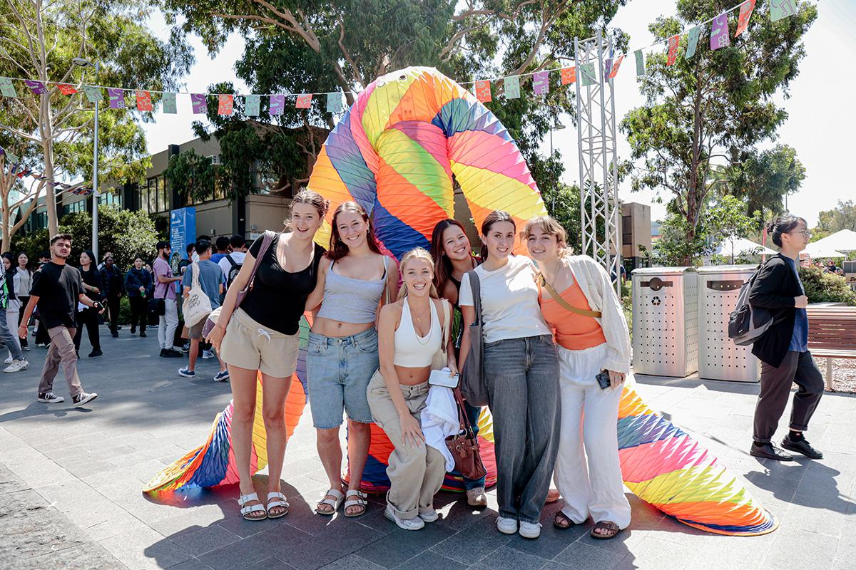 There's a festival feeling on <a href="/MonashUni/">Monash University</a>'s four Australian campuses during #OWeek23! We've planned welcome events, faculty information sessions, live music and fascinating conversations with speakers, including <a href="/IanThorpe/">Ian Thorpe</a>, <a href="/Craig_Foster/">Craig Foster</a>, <a href="/BrookeBlurton/">Brooke Blurton</a> and more.