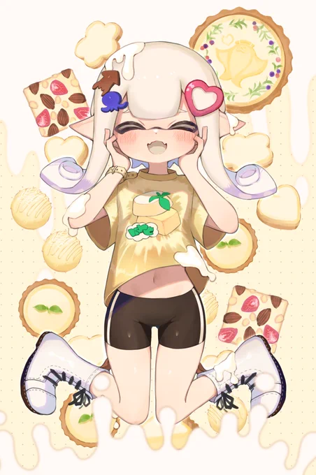 チョコインクかわいすぎて最高にしあわせだった #splatoon 