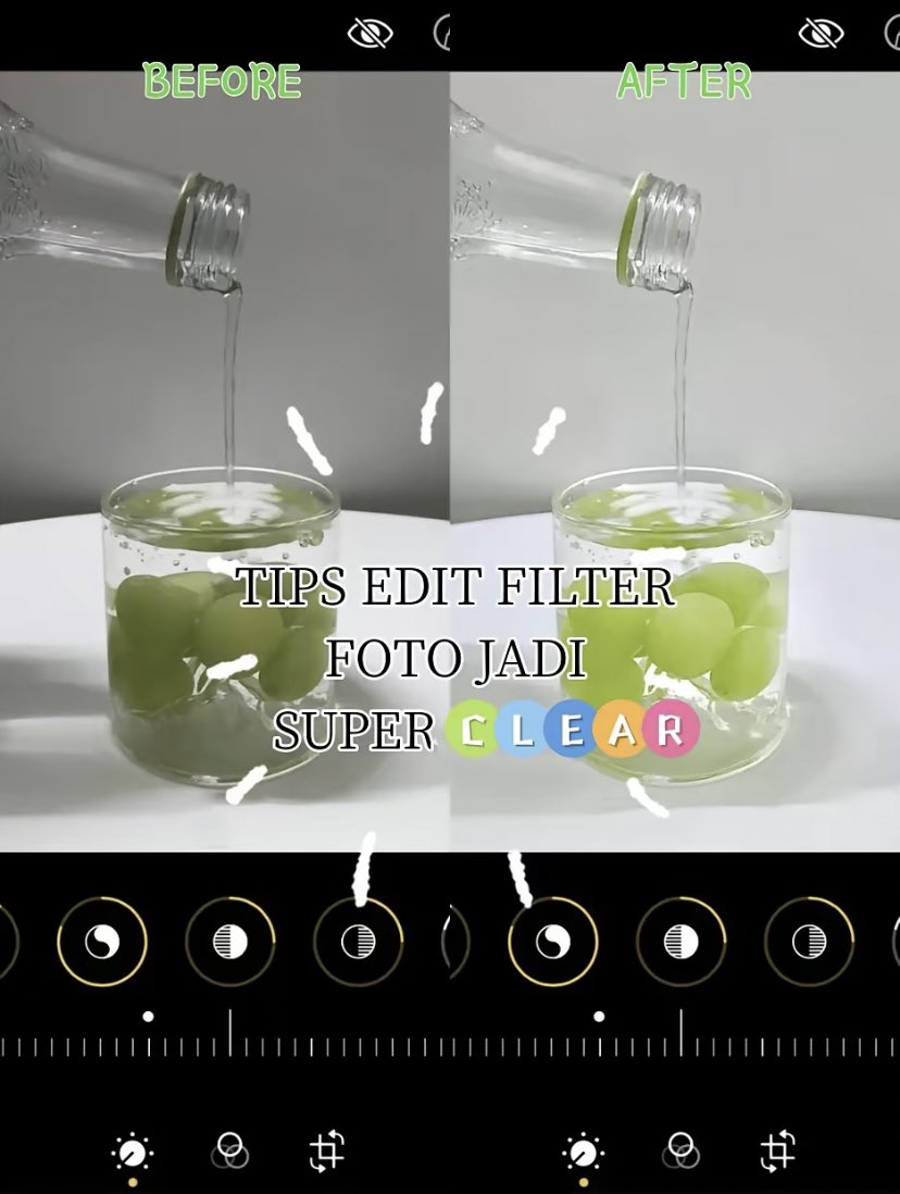 JiwaShine's tweet photo. Tips edit foto agar kelihatan lebih real &amp; aesthetic✨

—
A thread https://t.co/tLrrSj4vlb