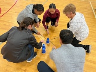 CCISDSpSvcs's tweet photo. Elementary PE coaches enjoyed a full day of Disability Awareness PL with Penny Sweeney. A day full of fun and hands on activites! https://t.co/QbpBEkBS0c