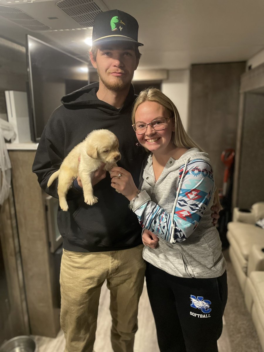No more chasing cripples through knee deep mud… <a href="/JackieSoftball3/">jacq.</a> surprised me with a new hunting buddy! Counting down the weeks until I get to bring my boy Drake home!