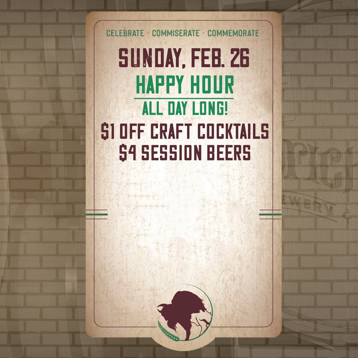DrinkBrickway's tweet photo. 🍻 Beer flights
🍻 Wild Olivia Sour Ale on tap
🍻 $4 Festbier pours all day, every day
🍻 Last chance for Red Lager pours and packs
🍻 King Cake Ale on tap while supplies last
🍻 Build your own 6-pack
See you soon – cheers! #OmahaBeerWeek #OBW2023
#DrinkLocal | #DrinkBrickway https://t.co/NYHdVoDf54