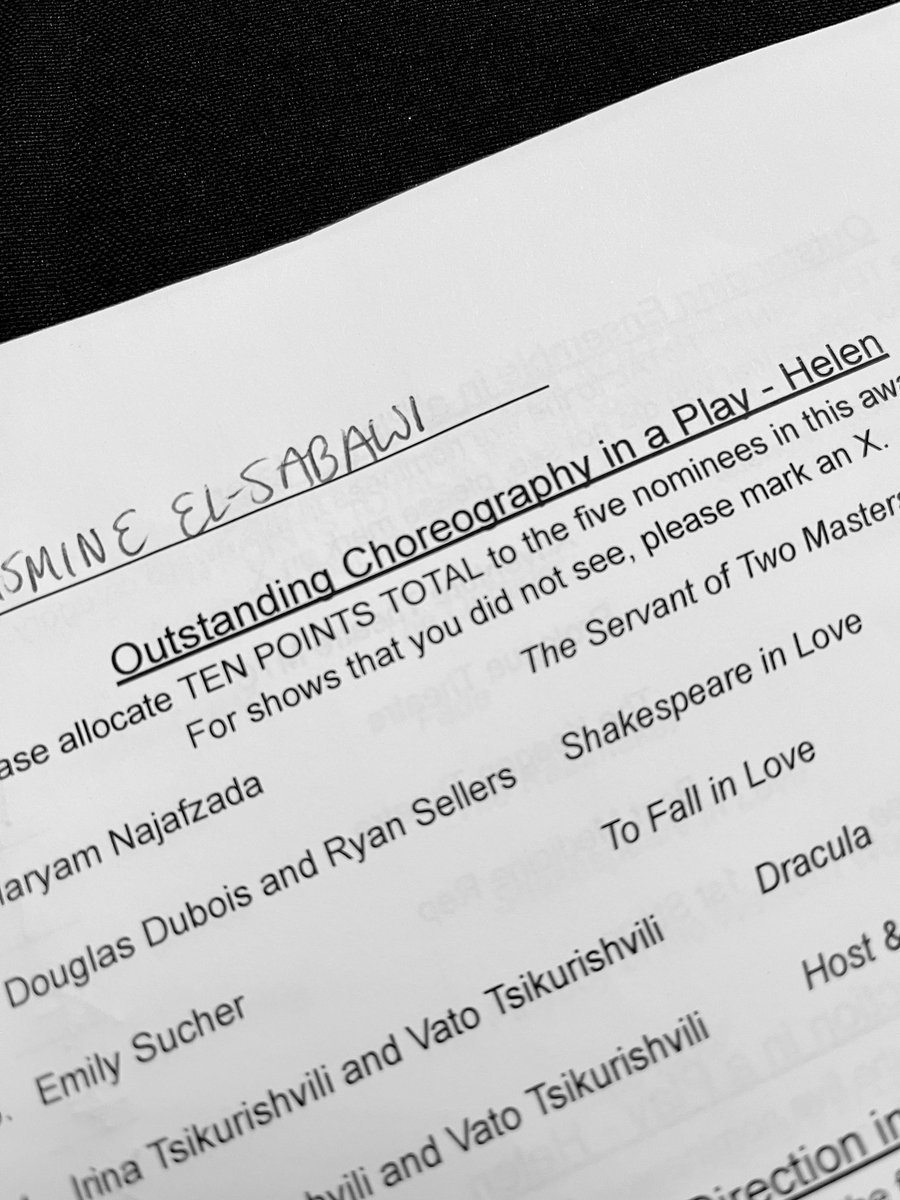 Terrific meeting with my fellow #HelenHayesAwards judges for the #HelenPlay nominee rankings tonight. 

Thank you @theatreWash for being the backbone of the community and giving me the opportunity 🎭

The awards will be handed out May 22! Mark your calendars! #DCTheatre