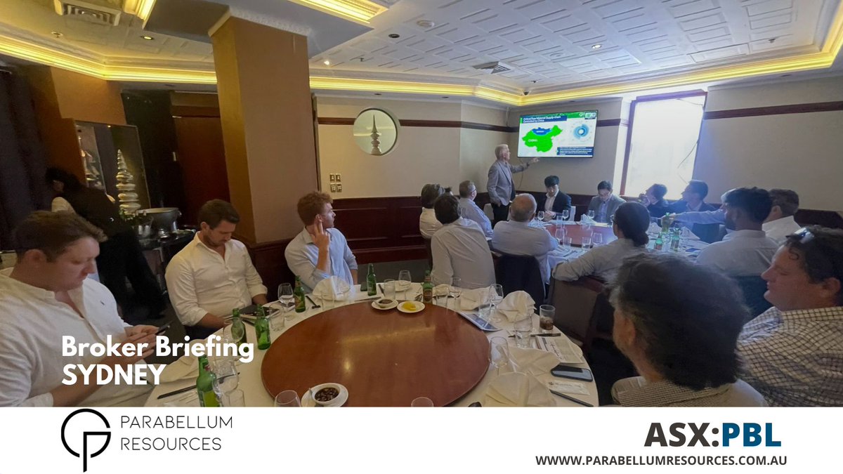 ParabellumRes's tweet photo. $PBL east coast #roadshow in full swing. Great to see & update investors, shareholders & brokers on the developments at the Company's #Khotgor #REE & #Australian #copper #gold projects
Presentation https://t.co/CASK8nzGg8
In Perth 23-28 Feb
E: evy@resolveir.com for a meeting https://t.co/tikqeWew4x