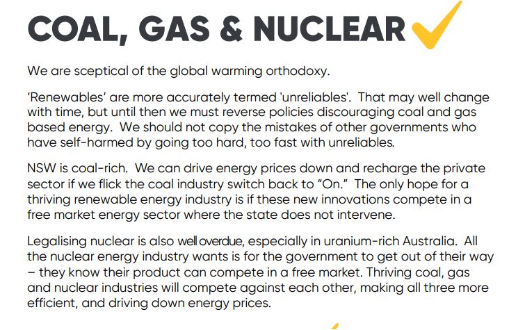 Here's the <a href="/LibDemAus/">LibDemAus</a> statement on energy: