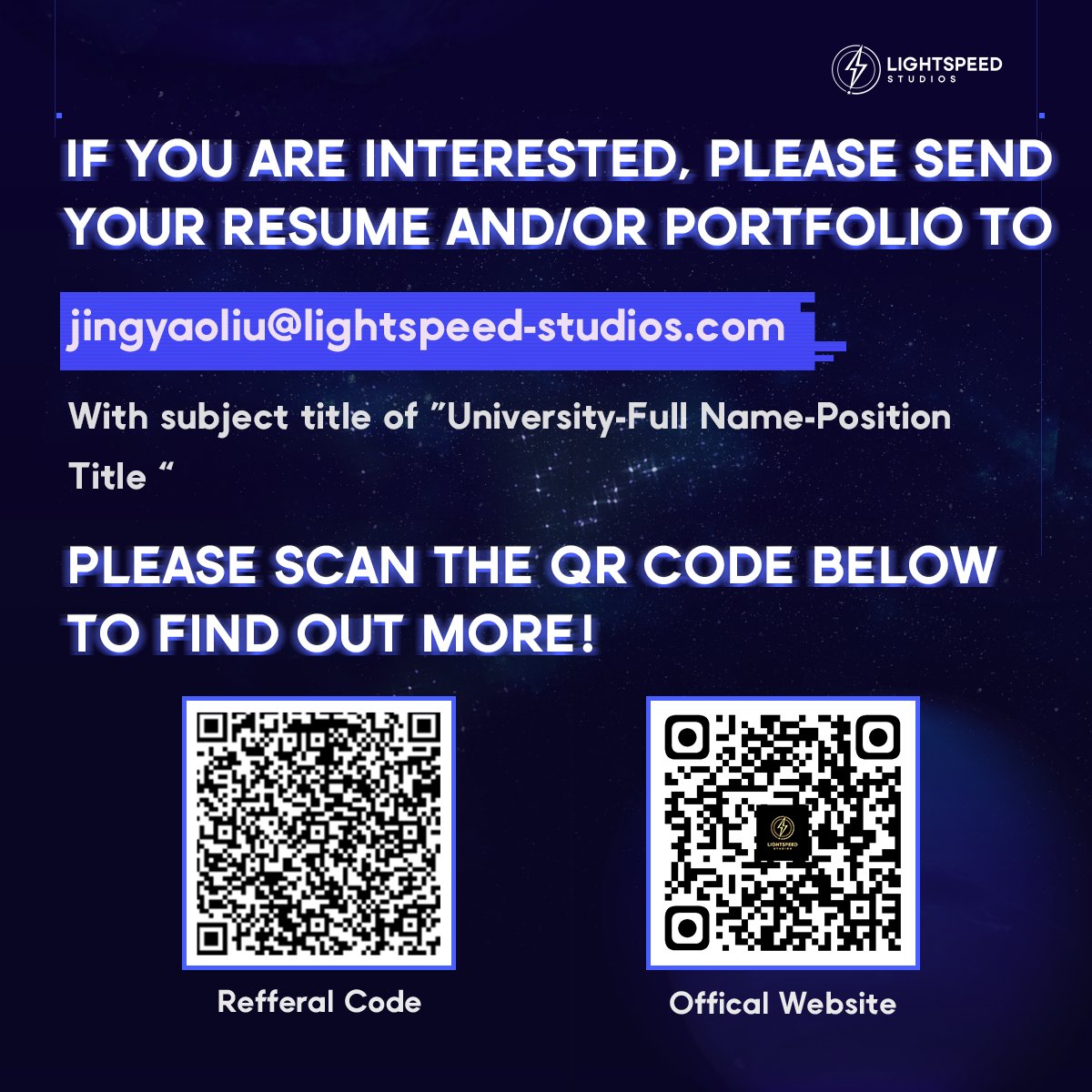 __lightspeed___'s tweet photo. LIGHTSPEED STUDIOS Hong Kong is HIRING! Are you passionate about the art & science behind game development? Hong Kong Colleges for our Campus Recruitment and Internship Projects offer great opportunities for all students. #LightspeedStudiosHK #graduatehiring #campushiring #games https://t.co/e5riGl4ajB