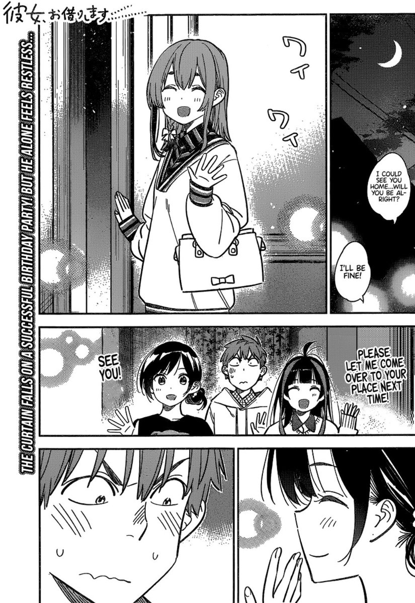 SumiSakurasama1's tweet photo. // I-I-It w-w-was s-such a-a b-blast t-to c-celebrate “Chizuru-Chan” b-birthday &amp; b-be here, t-thanks a-all. 

💕🌸😊 

#KanojoOkarishimasu #Manga #Chapter 271 #SumiSakurasawa #ChizuruIchinose #KazuyaKinoshita #MiniYaemori https://t.co/OsfwbwpZnb