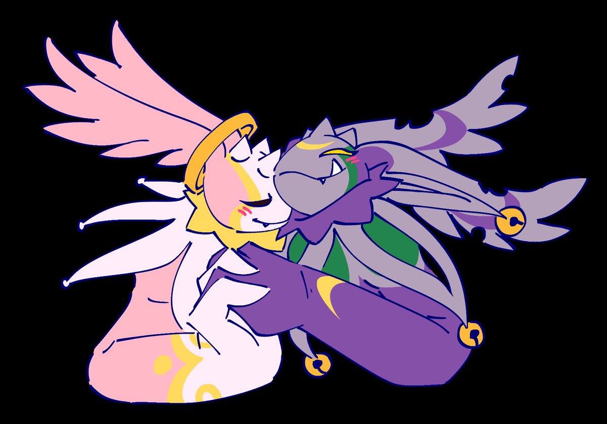 <a href="/beelzemons/">Rocco @ Moved to bsky</a> oooh I have some oc/oc ships, but I need to draw them more 🥺 I especially love my Cherubimon pair