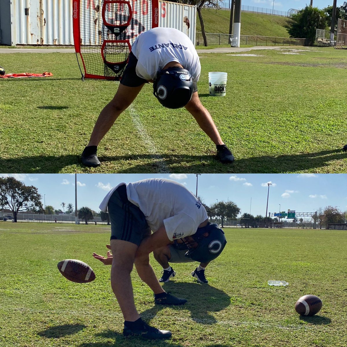 More off season work with @JEC_1994 . Working on the details to perfect my craft. @cchsballcoach @KornblueSnappin @HKA_Tanalski