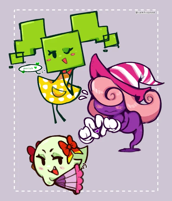 doodles from januaryhad some major paper mario brainrot!! 