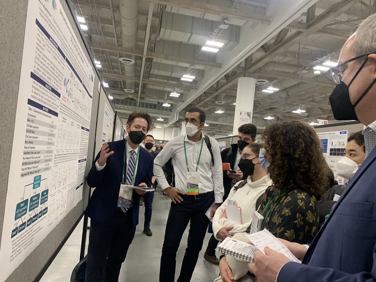 Super proud of Yury, (Twitterless) partner in crime (and the person who has been patient enough to show me all the ropes in the lab) shining at #CROI2023 @EmoryCFAR @EraseHiv @DeannaKulpa