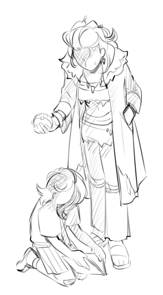 some doodles i've had since i finished the game last year but i never posted 