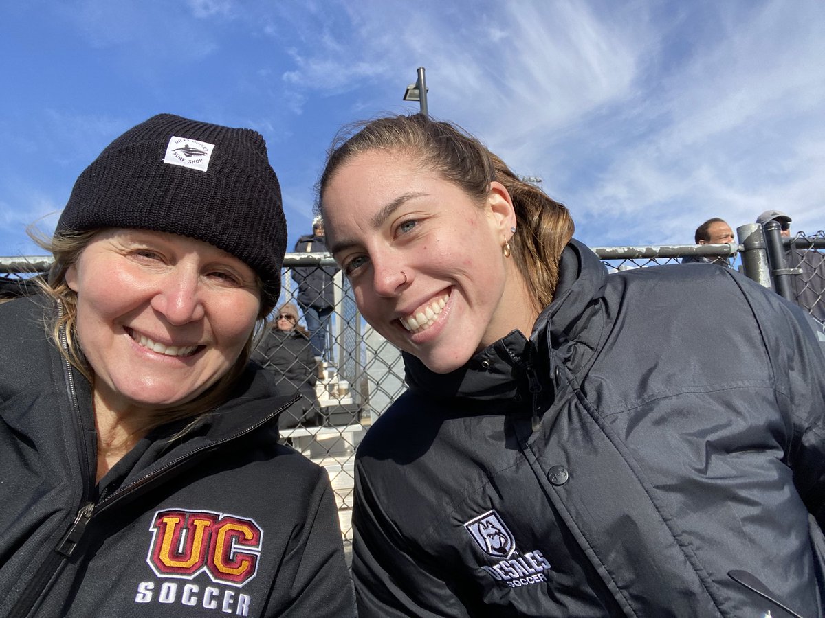 jmariecalhoun's tweet photo. When you spend the day recruiting w a former player - now coach … HC GK standout Bristol Pizzuto! #hcpride https://t.co/No4QufU8Ij