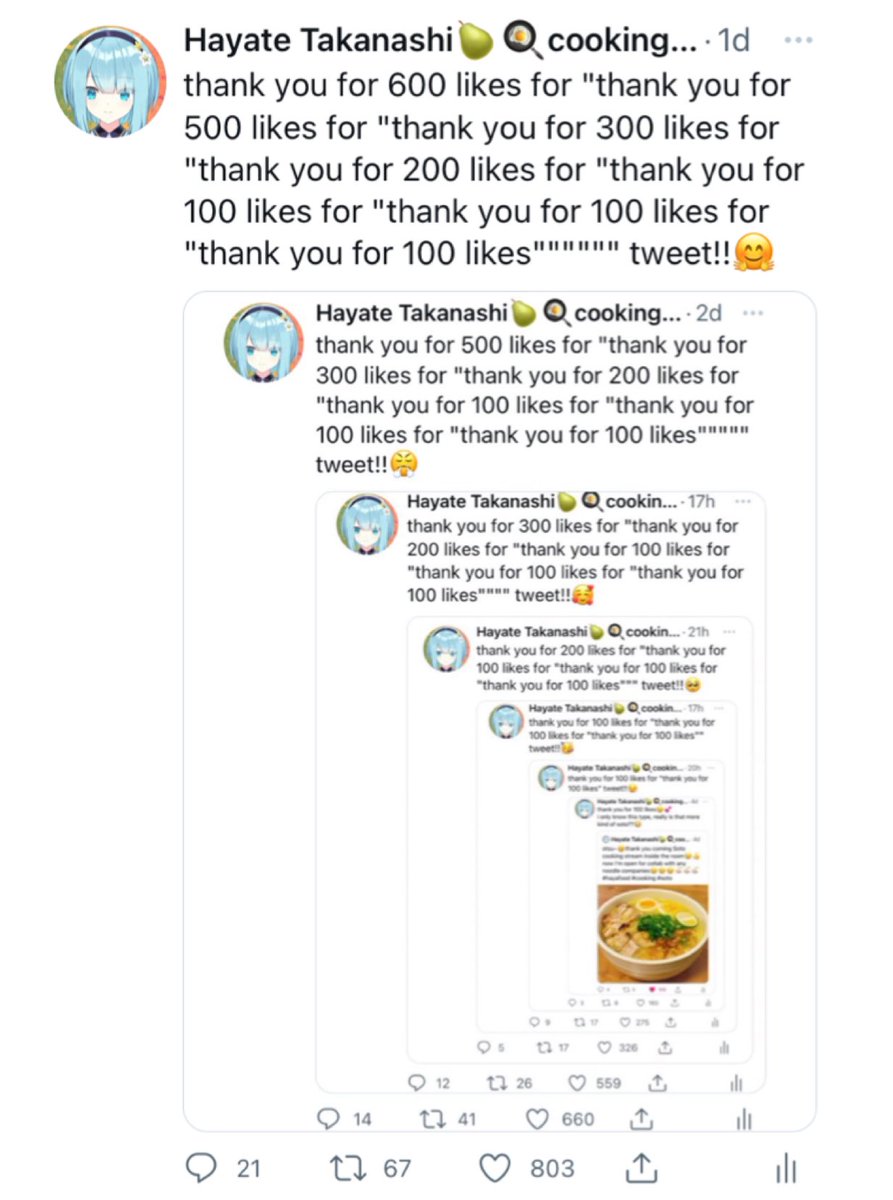 hayatechaaan's tweet image. thank you for 800 likes for &quot;thank you for 600 likes for &quot;thank you for 500 likes for &quot;thank you for 300 likes for &quot;thank you for 200 likes for &quot;thank you for 100 likes for &quot;thank you for 100 likes for &quot;thank you for 100 likes&quot;&quot;&quot;&quot;&quot;&quot;&quot;tweet!!😄