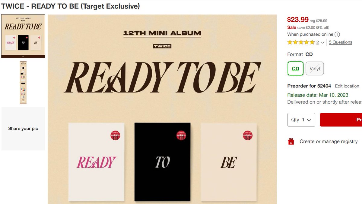 c***** on Twitter "RT TWICEVIBES_ Target has restocked the Ready To