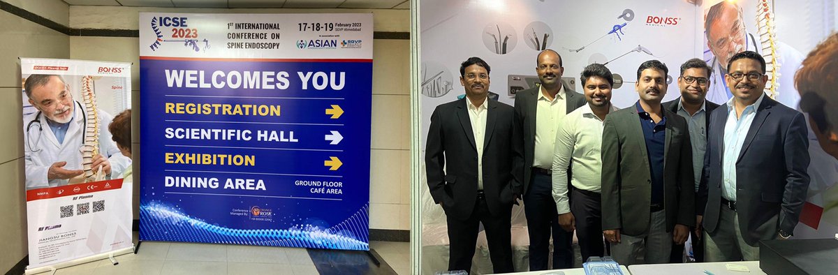 BonssMedical's tweet photo. 2/2:BONSS is honored to show our products at the conference and make a surgical demonstration.
Hope our products can help more doctors and patients of spine!#spine #estenosisespinal #ube #bess #bonss #endoscopicspine #minimallyinvasive #spinalsurgey #interlaminar #decompression https://t.co/hRJjFwmchU