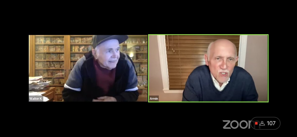 1TrekFan's tweet photo. Lots of love for @GineokwKoenig during his Lifetime Achievement #LLAPy award @VirtualTrekCon #VTC4. I think this was my favourite moment of VTC4. Great story from @ShimermanArmin about being a young man in NY and being randomly asked for directions by Walter. We are all fans ❤️ https://t.co/uY8Z1jTkcY