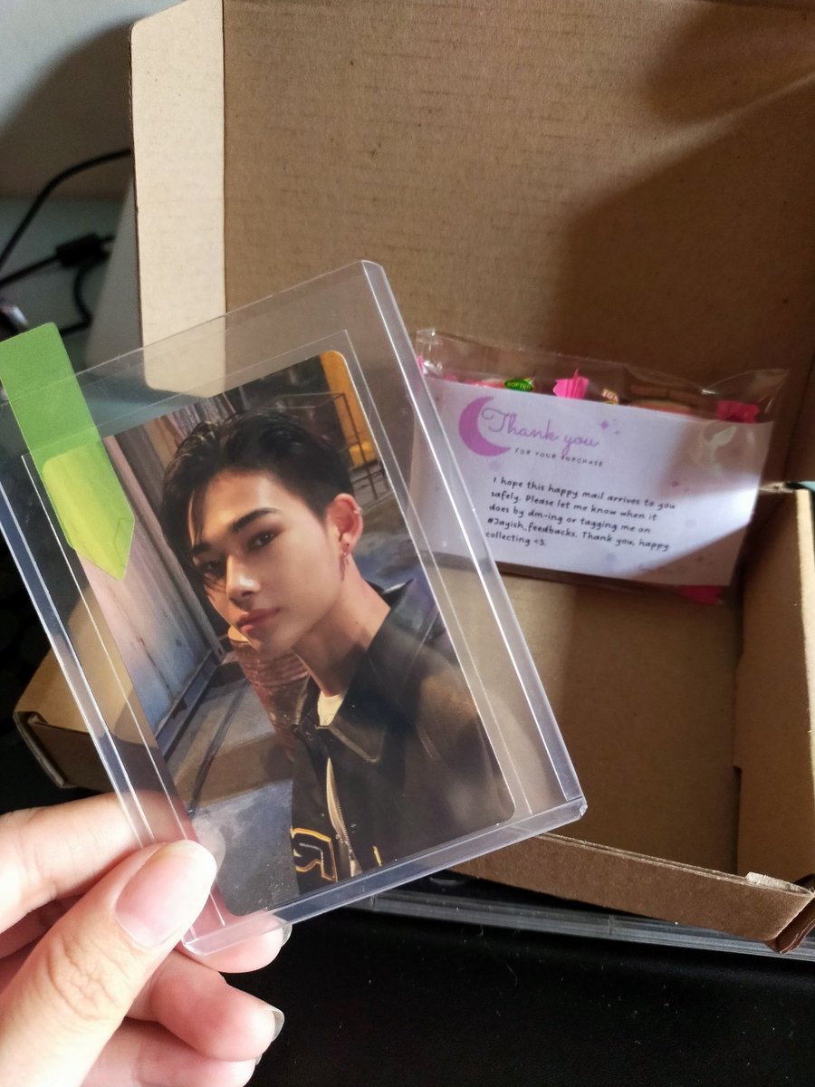 jaycaprioo's tweet photo. 💌 : #ptty_mails
from: @jayishmails
。*゚ni-ki wv ver type b haver 💓 sparks so much 💥. Thank you so much for the fast & smooth transaction ✨
#Jayish_feedbacks https://t.co/CYrMVot4L4