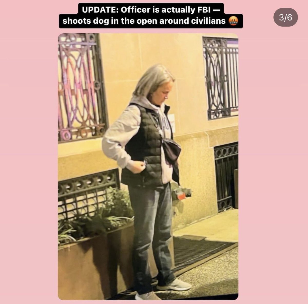 Rev_philly's tweet photo. @FBIPhiladelphia you allow your agents to shoot animals on busy city streets?! DISGRACE. Post from IG #watchoutphilly #phillyfbi #animalabuser https://t.co/LsWfNyLZdP