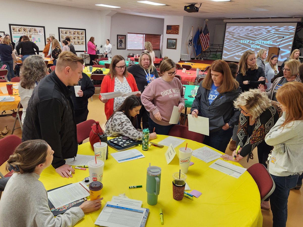 Fighting_Kiwi's tweet photo. Piedmont Elementary teachers identifying essential skills today. Great work from these dedicated educators today!
#doingtherightwork
#PLC
@SolutionTree https://t.co/y0fHVVCrvo