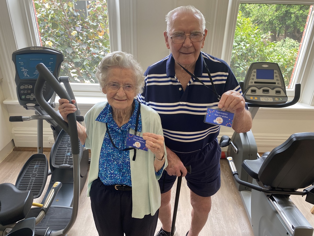 The odometers on the bike, treadmill, and cross trainer at ACH Group's Kapara Residential Care Home are ticking over as residents take part in making wishes a reality for sick children. <a href="/ACH_Group/">ACH Group</a> <a href="/MakeAWishAust/">Make-A-Wish Australia</a> 
agedcareonline.com.au/2023/02/ACH-Gr…