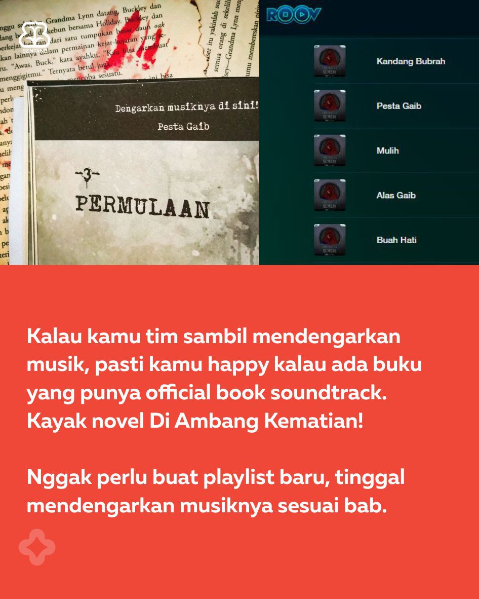 bentangpustaka's tweet photo. Komen kamu tim mana yuk! 
Kalau Mintang tim musik daripada harus dengar toktoktok (lato-lato) 🍒😑

#JeroPoint #DiAmbangKematian #booksoundtrack https://t.co/A6lbKgl0aX