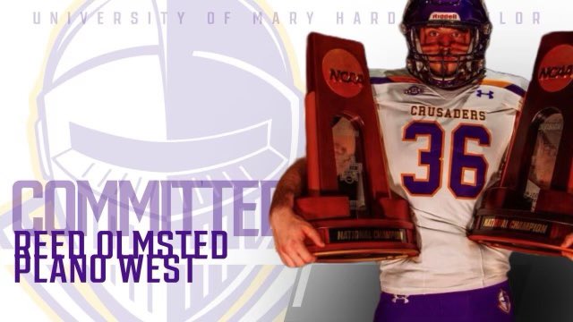 Finally announcing my commitment to <a href="/CruFootball/">UMHB Football🏈</a> ‼️‼️‼️
 <a href="/coachmcarey/">Mark Carey</a> <a href="/WolvesPlano/">Plano West Wolves Football</a> <a href="/Coach_Tyler51/">Coach Stephen Tyler</a> <a href="/roestricher/">Rick Oestricher</a> <a href="/SoukuptTyler/">Tyler Soukup</a>