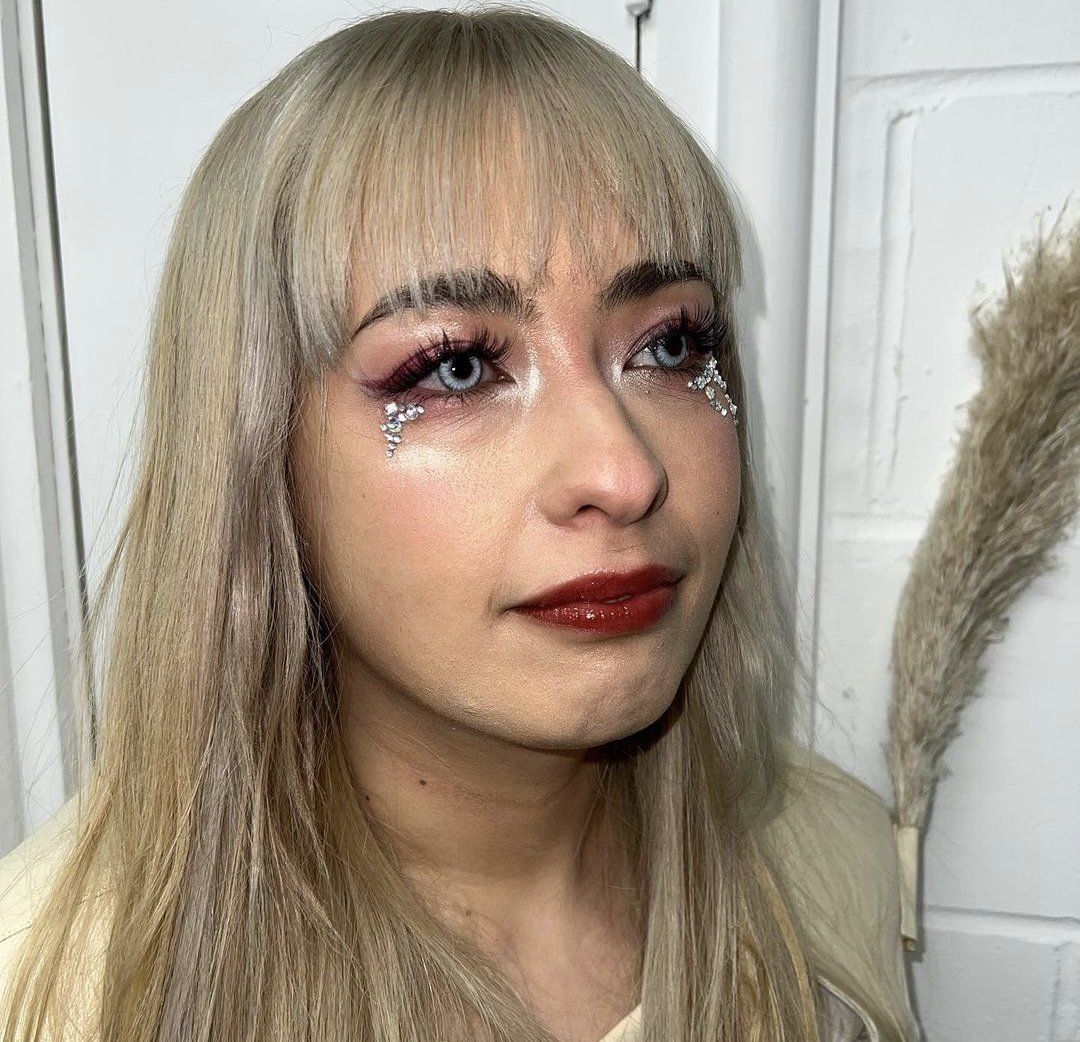 MIMIRACLEGROW's tweet photo. Recreated #Cryalot music video makeup for Hell is Here !! https://t.co/xlCb7zvEwh