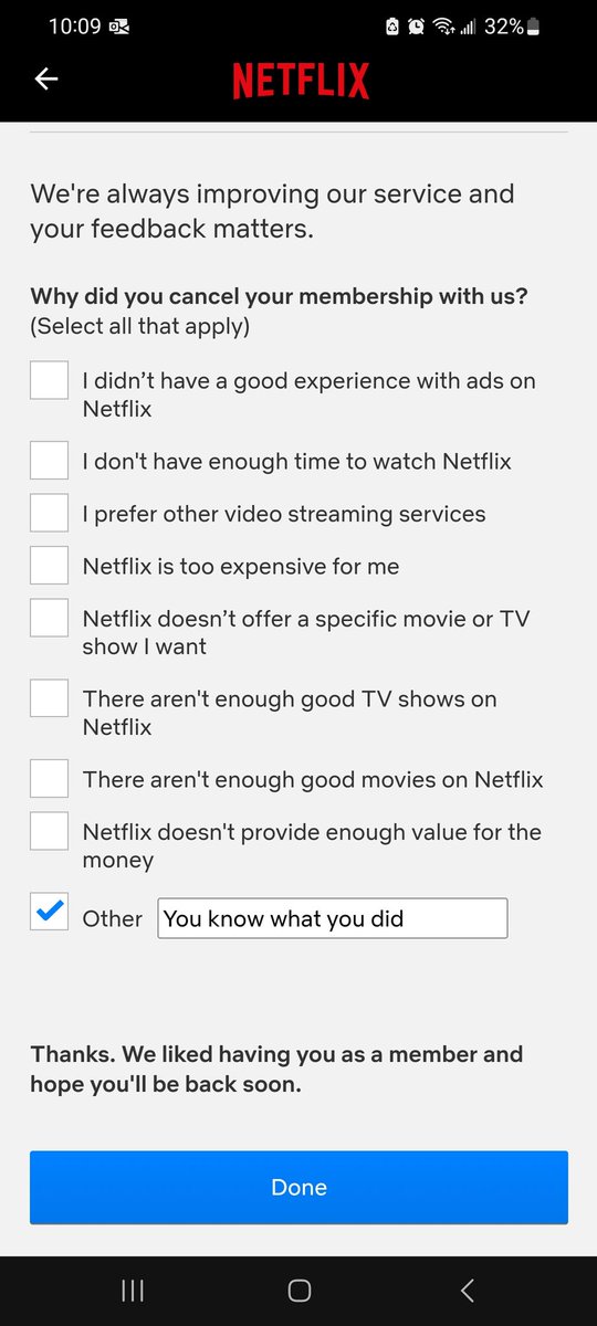 bonnierideout's tweet photo. 🖕🏼#sorrynotsorrynetflix @Netflix_CA https://t.co/ZcuFdLDehL