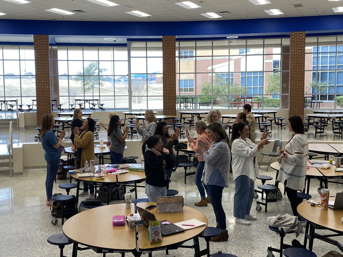 ElsaCarter134's tweet photo. I can’t think of a better way to spend a Monday than with this dedicated, passionate, and extraordinary group of Pre-K educators @rockwallschools experiencing the power of play during professional learning!  @RockElemC_I https://t.co/SRwYiJzgYR