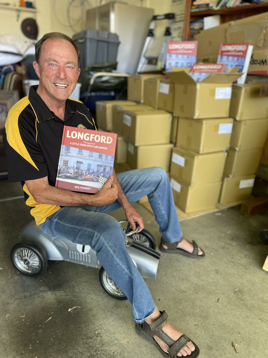 A new print has just arrived of LONGFORD! It’s a nostalgic dive back into the glory days of my hometown. Get your copy at longfordmotorracingbook.com