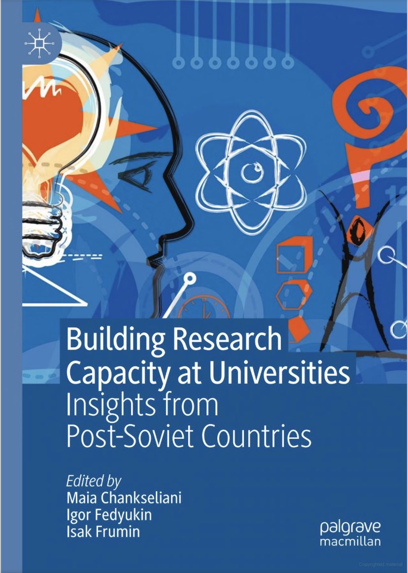 Join our book launch at #CIES2023 

Building Research Capacity at Universities: Insights from Post-Soviet Countries

Tue, February 21, 2:45 to 3:25pm EST, 
Declaration Level (1B), Lincoln Boardroom

Get in touch with me if you would like to get a copy of the book