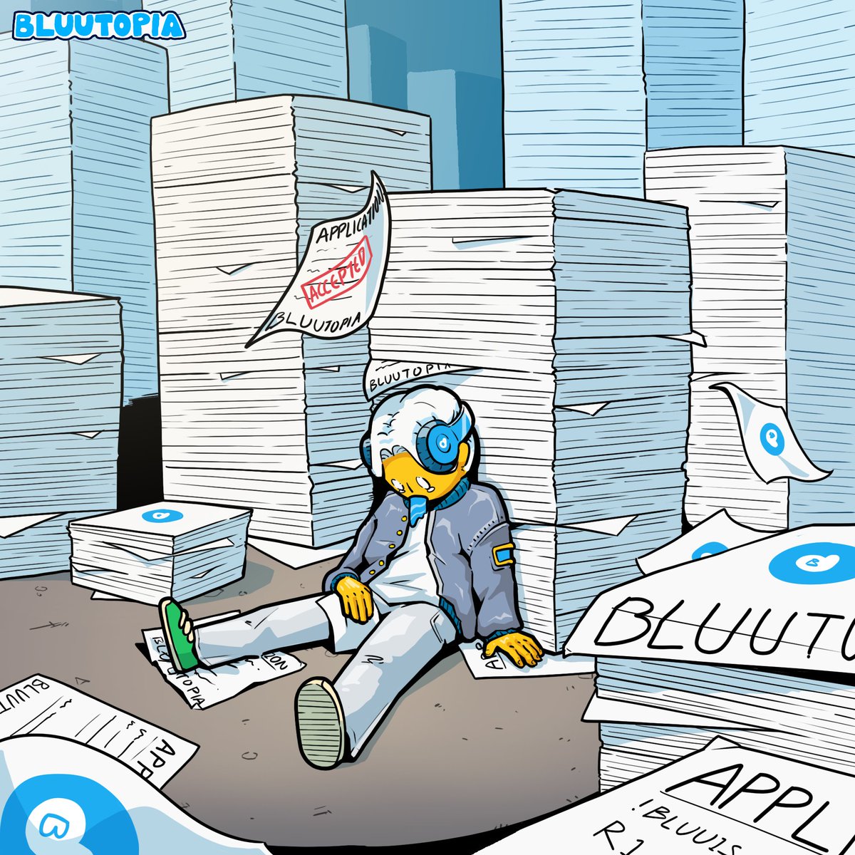 We hit 11k+ applicants just in 4 days with WAVE 2, and this is just 1st Round... ✨💊
Guys, you gotta give a break to our Astroboi 🥲

Feeling #bluuish tho 👀