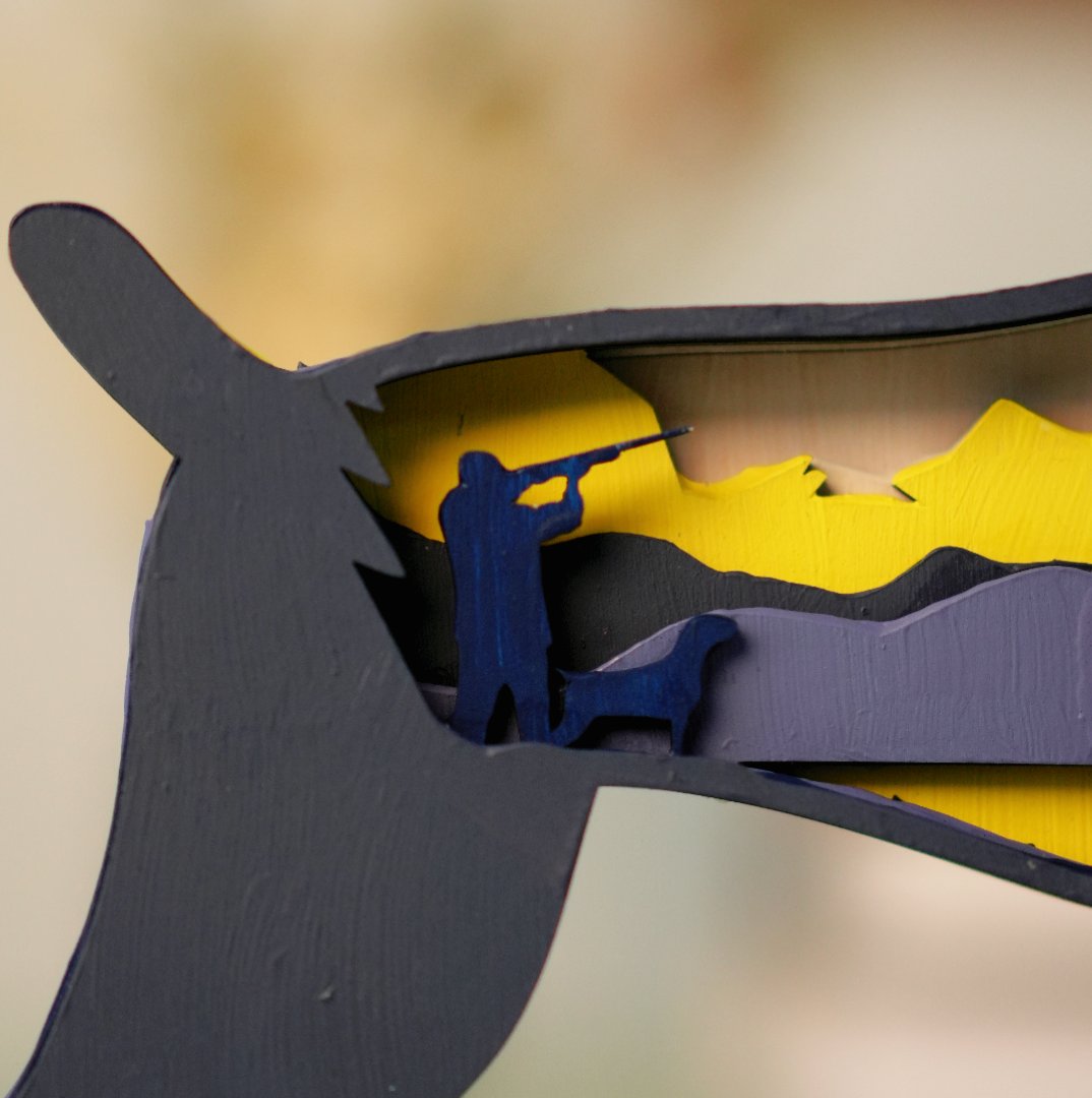 SculpfunTech's tweet image. Very fun project to build! I get lots of compliments from my friends.🥰
😎Multilayer 3d laser cutting Weimaraner Hunting with dog
#sculpfunlaser #sculpfunmade #multilayered #DIYproject
