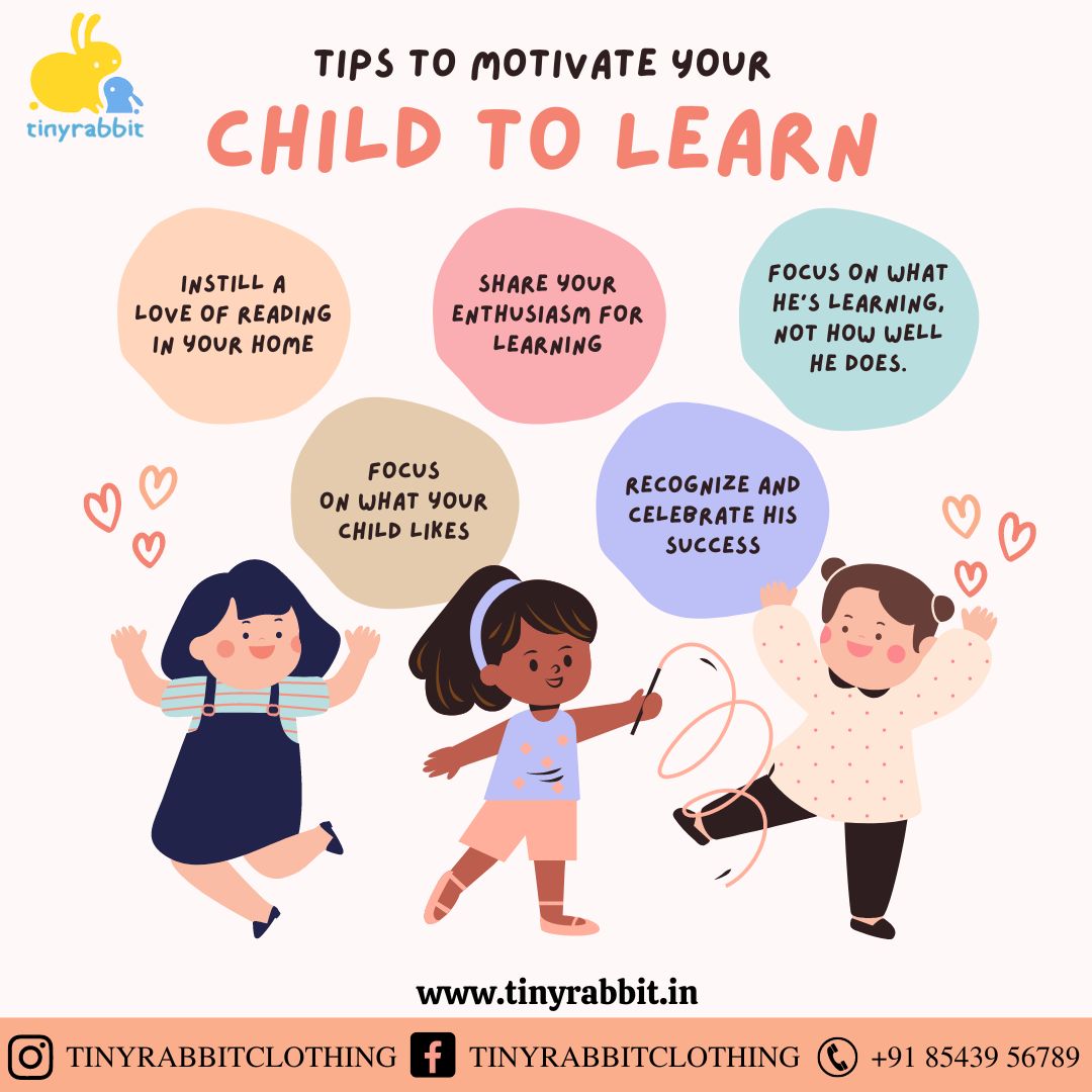 tinyrabbit4u's tweet photo. Tips to Motivate your Child to Learn
#tinyrabbitclothing #tinyrabbit #children #childcare #learningisfun #motivation #care #kids #skills #growingchild #teachyourkids https://t.co/3BMt78JpGo