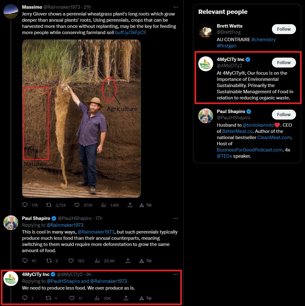 Covfefe Anon on Twitter ""sustainability" "decreased waste" "we need to produce less food" 💀💀💀"