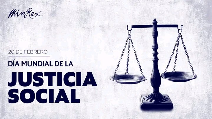 Hoy 20 de febrero se celebra el #DiaMundialDeLaJusticiaSocial.
En #Cuba 🇨🇺 se garantiza el acceso a la justicia y bienestar social. Defendemos este principio de equidad e igualdad de derechos.
#CubanosConDerechos

facebook.com/46189494392803…