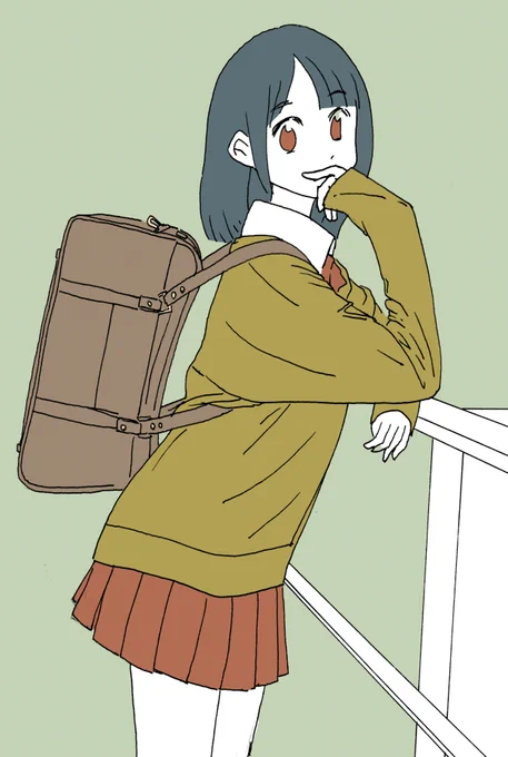 今日の。
色塗りと背景もできるようになりたい。
後、細部がどうしても適当になってしまうので(精度を上げようとしてもうまく描けない)そこらへん課題。細部の精度を上げてくのってどうすればいいんだ。
#今日の絵練

https://t.co/MJdk50zjR7 
