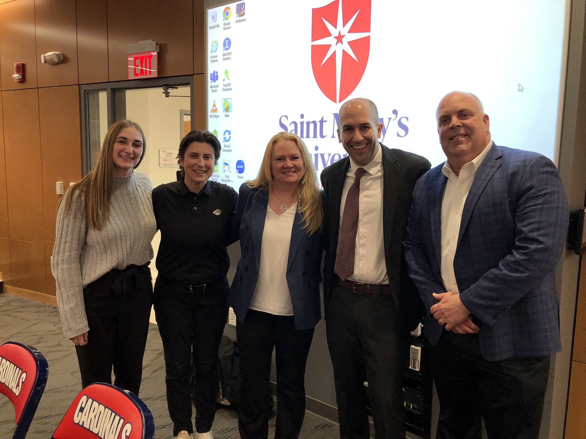 The inaugural <a href="/smumn/">Saint Mary's University of Minnesota</a> Alumni Working in Sports Panel was incredible!    Thanks to our panelists and everyone who helped in making for a great evening for our future leaders in the industry! #CardinalPride
