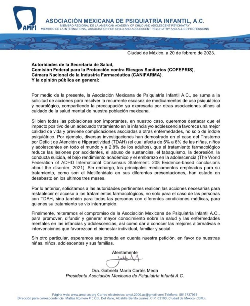 DrPacoMoreno1's tweet image. La salud mental fue relegada a tratarse en casa por el secretario de salud. Ahora no se cuenta con medicamentos que puedan ayudar a pacientes que estaban siendo tratados o que necesitan tratamiento.
El desabasto de medicamentos es irresponsable y negligente.