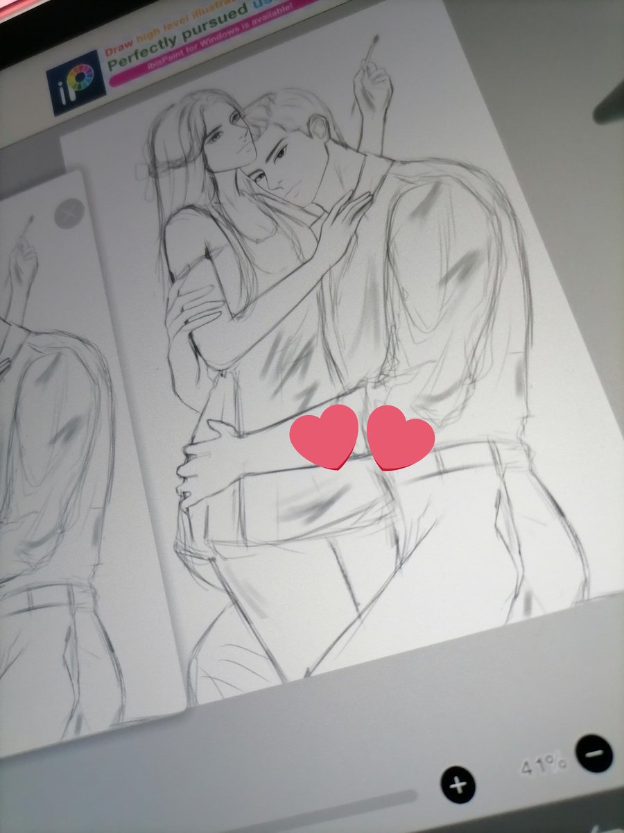 majesstic_art's tweet photo. Fixing Logan & Portia's sketch sksksksksk #GiveInToYou https://t.co/H5suQ1F3zj