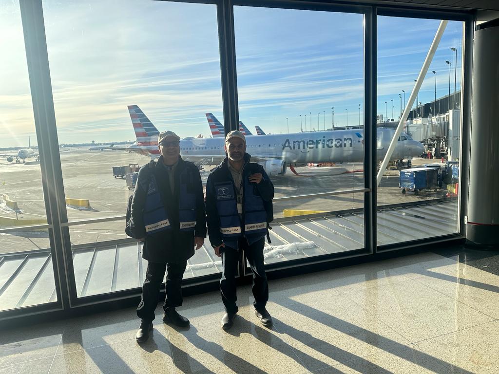 humanityfirst's tweet photo. Thank you @AmericanAir and @AirlinkFlight for supporting the @humanityfirst Disaster Relief Team deployed to #turkiyeearthquake relief. https://t.co/4DKgL3I9yS