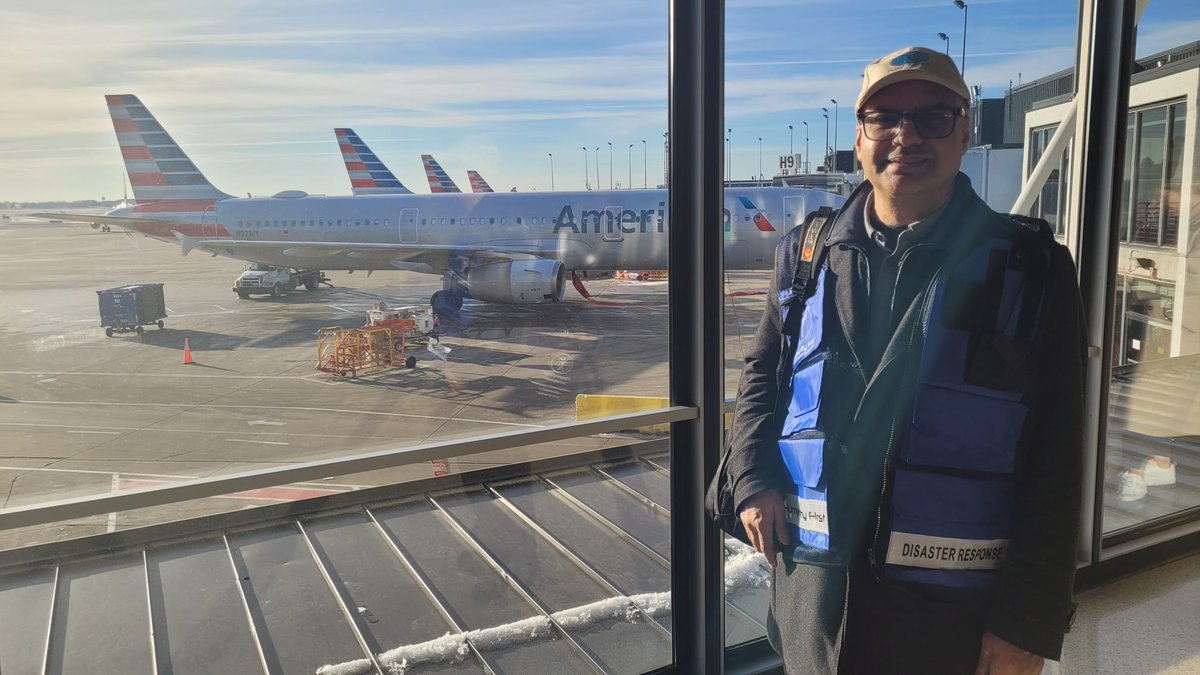 humanityfirst's tweet photo. Thank you @AmericanAir and @AirlinkFlight for supporting the @humanityfirst Disaster Relief Team deployed to #turkiyeearthquake relief. https://t.co/4DKgL3I9yS