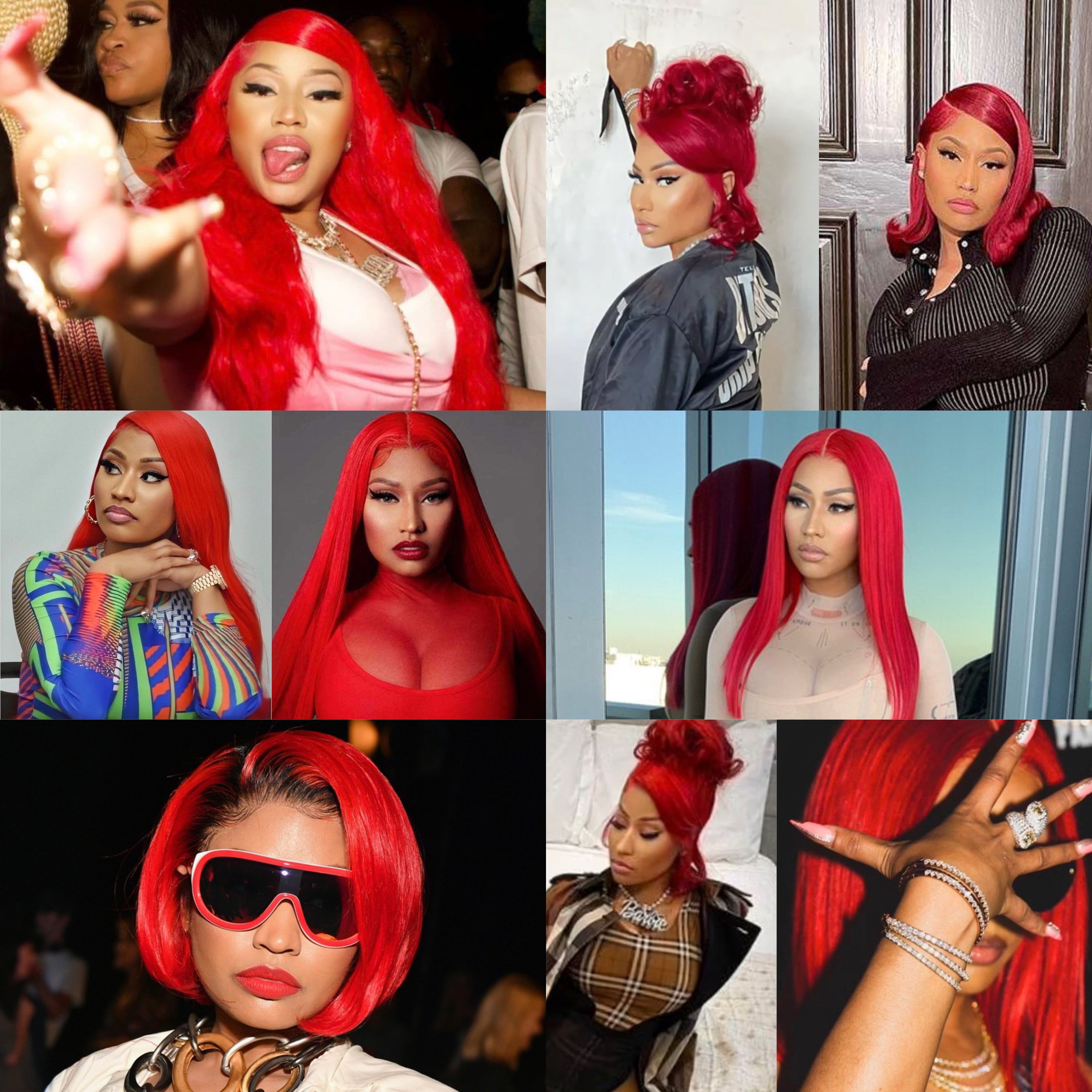 Nicki minaj 2024 red hair