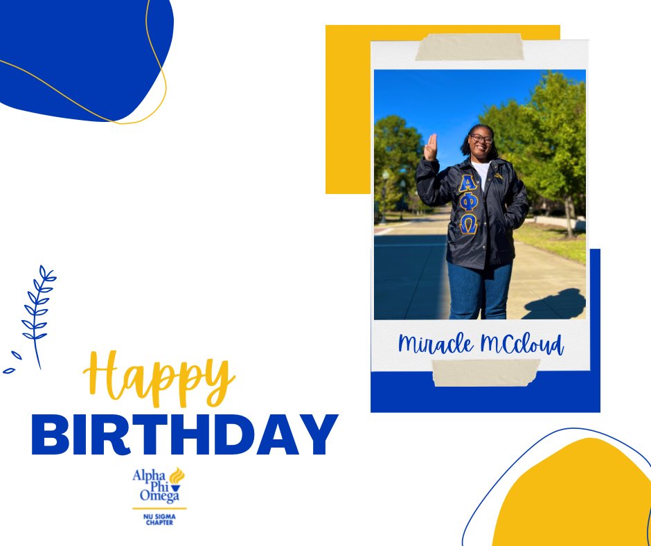 SFA_APO's tweet image. Nu Sigma would like to wish these special brothers  that were born in February a Happy Birthday!!💙💛🦅 #mwab