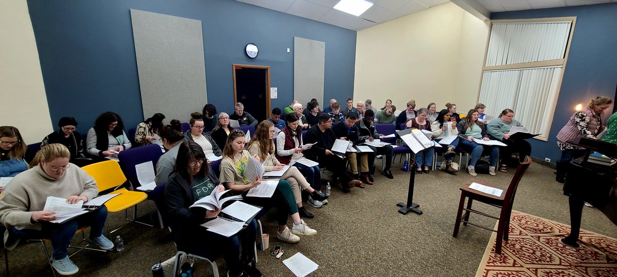 MBTSWorship's tweet photo. Monday evening JOY as #VoicesOfMidwestern, with a few alumni, rehearses for #GettyConcertMBTS st @MBTS and @SpurgeonColl on March 26th, 7 pm. 

Get your tickets soon!

💻https://t.co/Hfh0ad8Dnq https://t.co/J4E1uwstEs